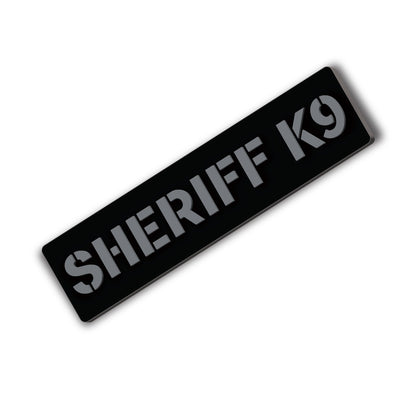 🎁 [SHERIFF K9] Operator PVC Patch [BLK/GRY] (100% off)-13 Fifty Apparel