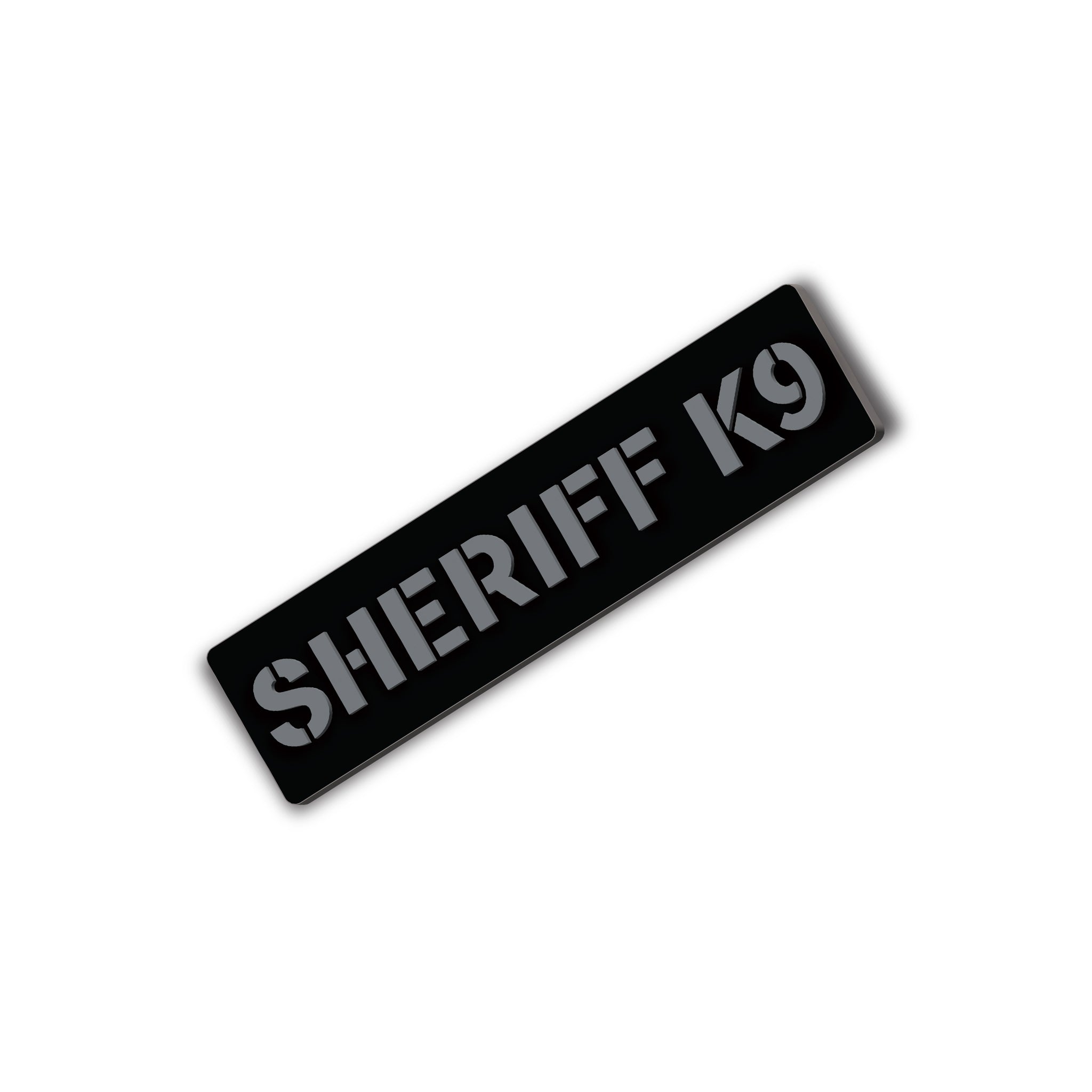 SHERIFF K9] Operator PVC Patch [BLK/GRY] | 13 Fifty Apparel