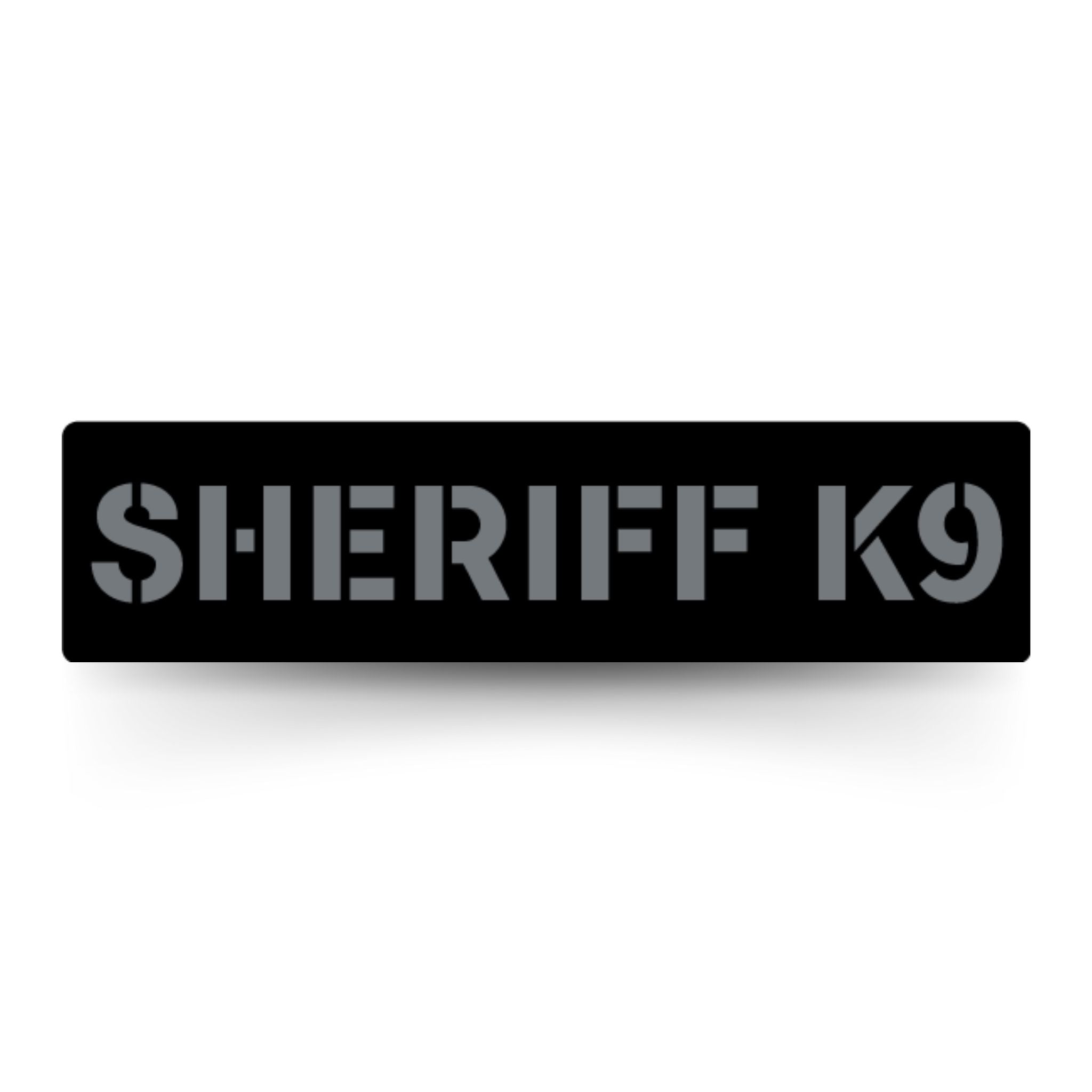 m*1様 13 Fifty Apparel製 sheriffパッチPVC 前後セ SHERIFF] Operator PVC Patch [BLK/GLD] | 13 Fifty Apparel
