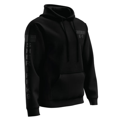 [SHERIFF K9] Performance Hoodie 2.0 [BLK/BLK]-13 Fifty Apparel