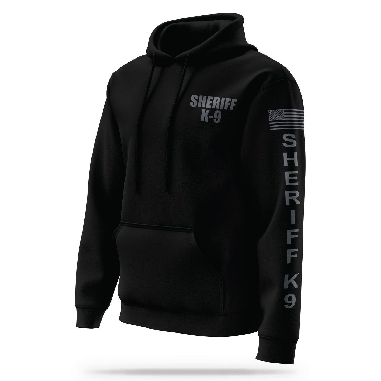 [SHERIFF K9] Performance Hoodie 2.0 [BLK/GRY]-13 Fifty Apparel