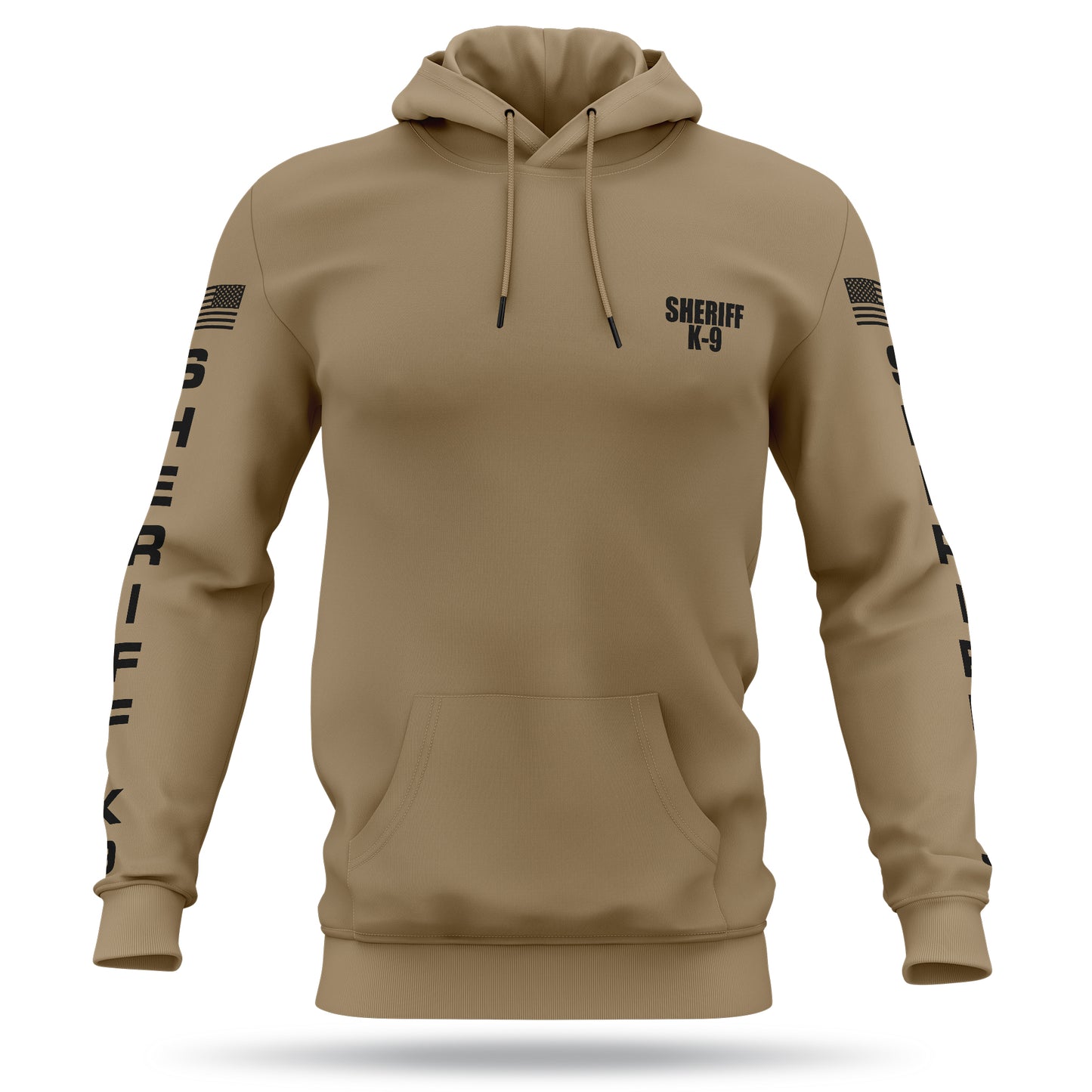 [SHERIFF K9] Performance Hoodie 2.0 [BRN/BLK]-13 Fifty Apparel