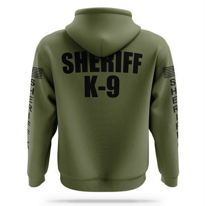 [SHERIFF K9] Performance Hoodie 2.0 [GRN/BLK]-13 Fifty Apparel