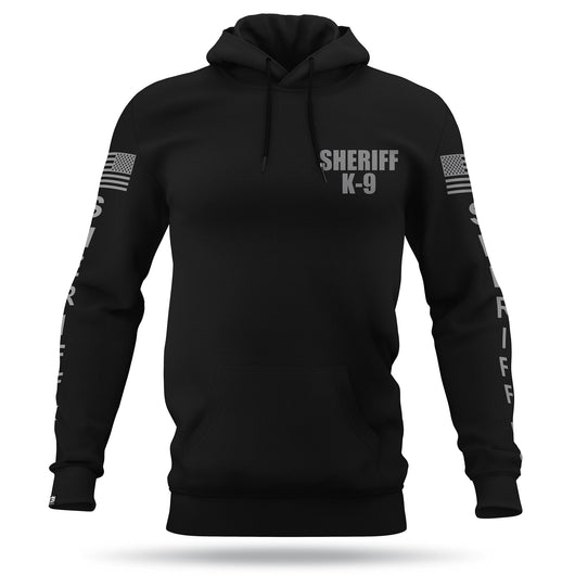 [SHERIFF K9] Performance Hoodie [BLK/GRY]-13 Fifty Apparel