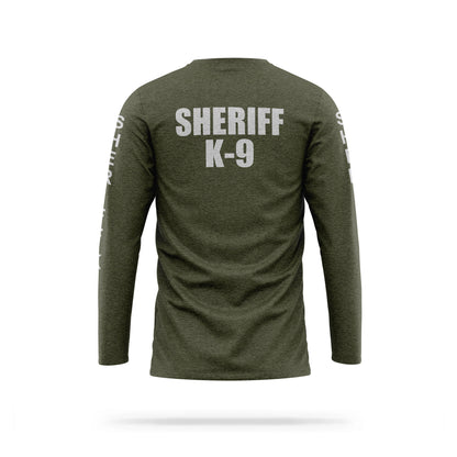 [SHERIFF K9] Reflective Cotton Blend Long Sleeve [GRN/REF]-13 Fifty Apparel