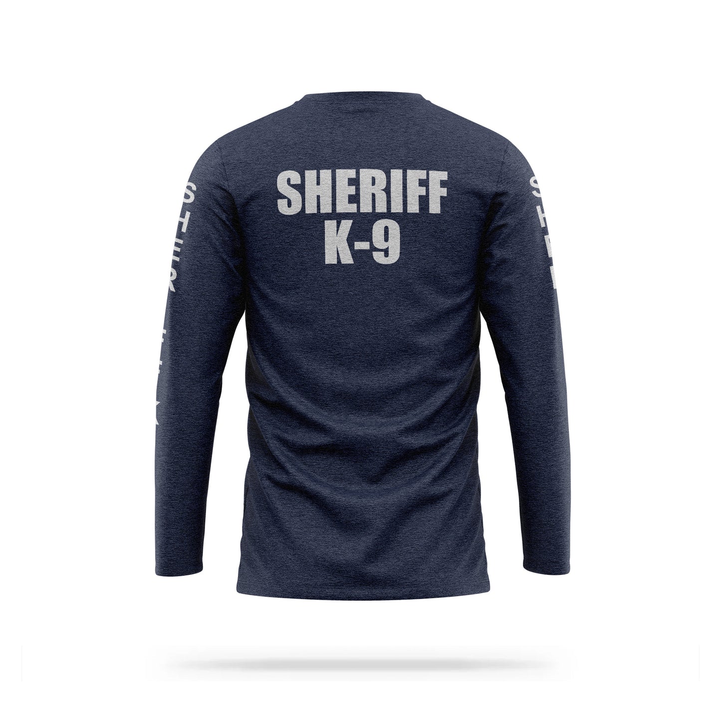 [SHERIFF K9] Reflective Cotton Blend Long Sleeve [NVY/REF]-13 Fifty Apparel