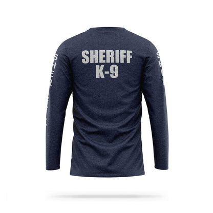 [SHERIFF K9] Reflective Cotton Blend Long Sleeve [NVY/REF]-13 Fifty Apparel