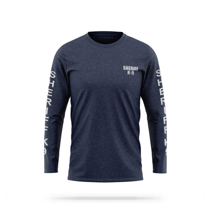 [SHERIFF K9] Reflective Cotton Blend Long Sleeve [NVY/REF]-13 Fifty Apparel