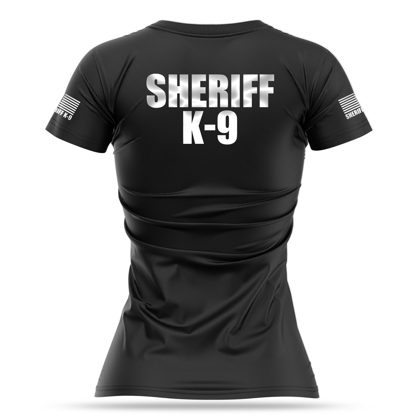[SHERIFF K9] Reflective Women's Utility Shirt [BLK/REF]﻿-13 Fifty Apparel