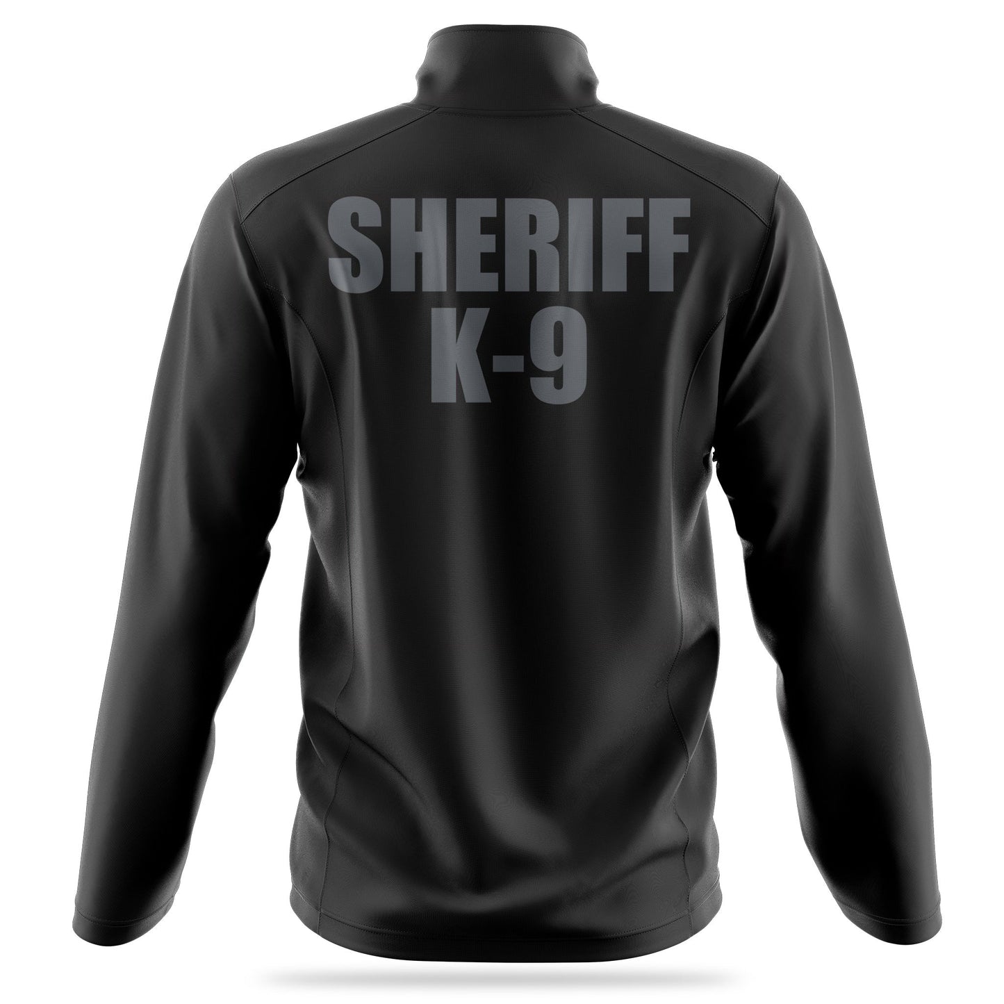 [SHERIFF K9] Soft Shell Jacket [BLK/GRY]-13 Fifty Apparel