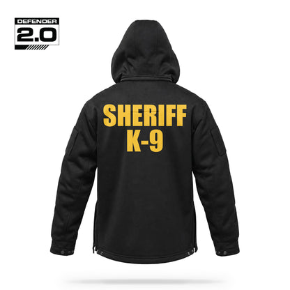[SHERIFF K9] Tactical Defender Jacket [BLK/GLD]-13 Fifty Apparel