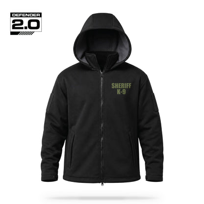 [SHERIFF K9] Tactical Defender Jacket [BLK/GRN]-13 Fifty Apparel
