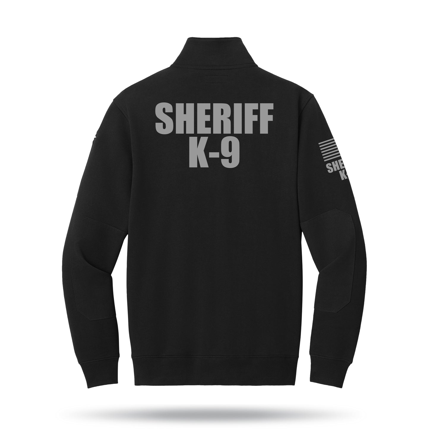 [SHERIFF K9] Tough Fleece Quarter Zip [BLK/GRY]﻿﻿﻿-13 Fifty Apparel