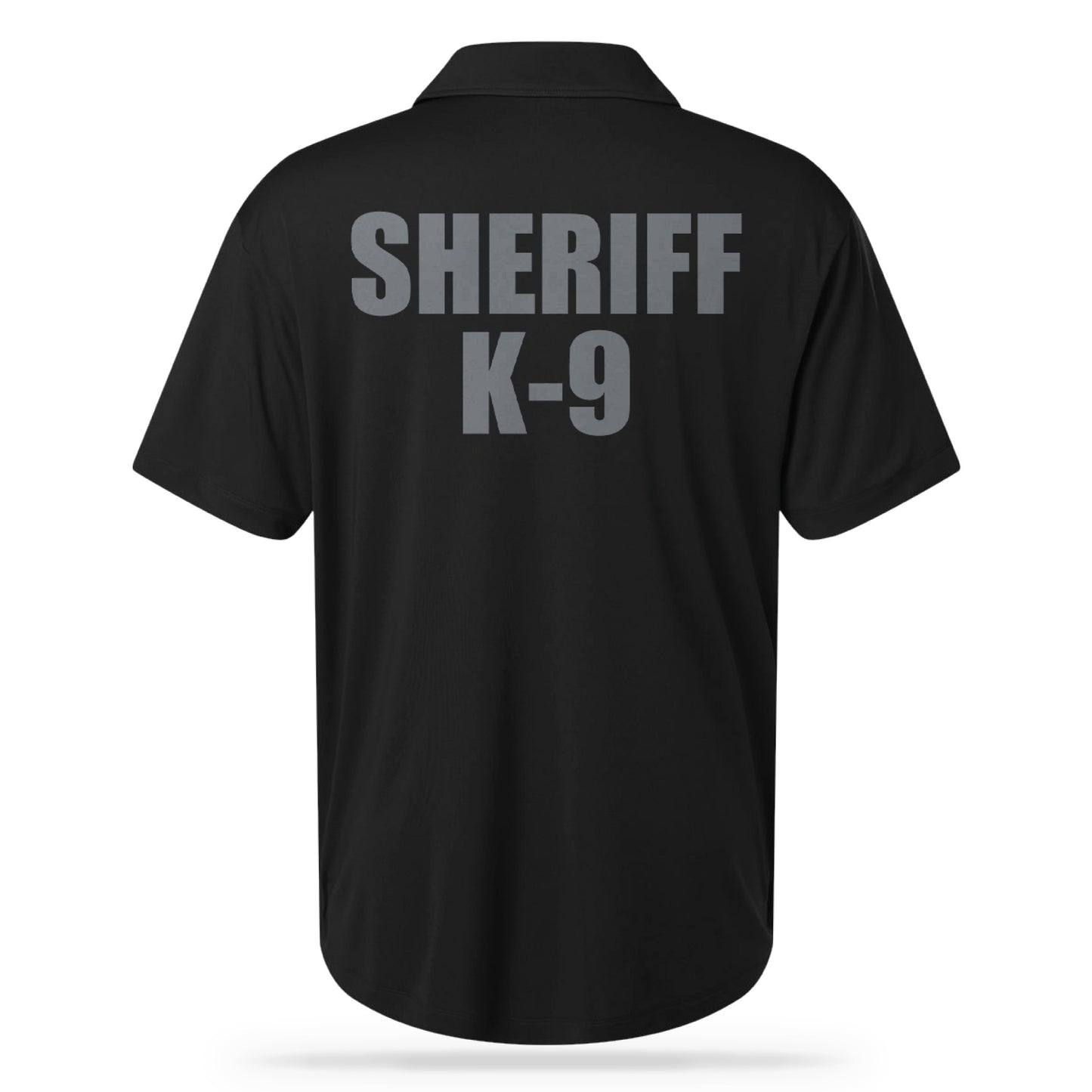 [SHERIFF K9] UTILITY POLO [BLK/GRY]-13 Fifty Apparel