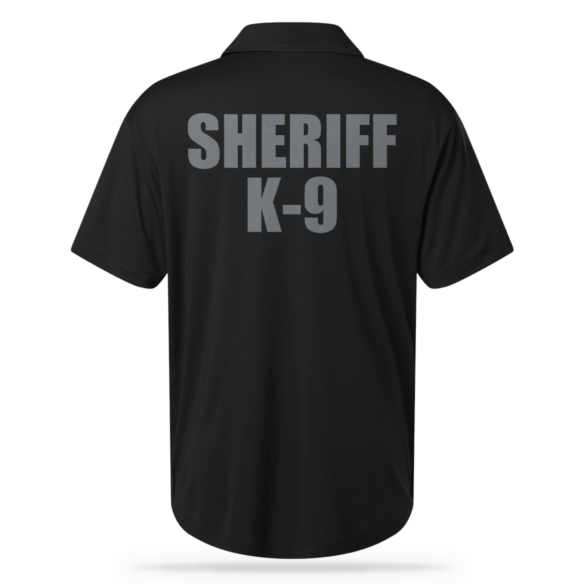 [SHERIFF K9] UTILITY POLO [BLK/GRY]-13 Fifty Apparel