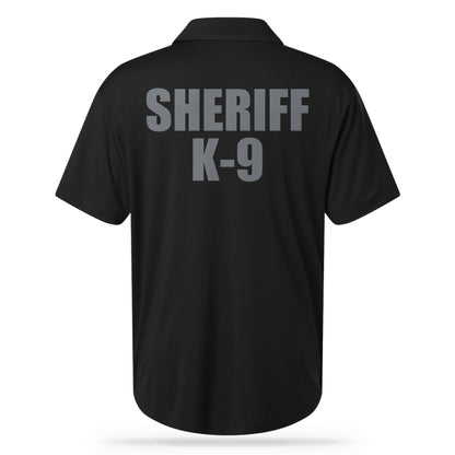 [SHERIFF K9] UTILITY POLO [BLK/GRY]-13 Fifty Apparel