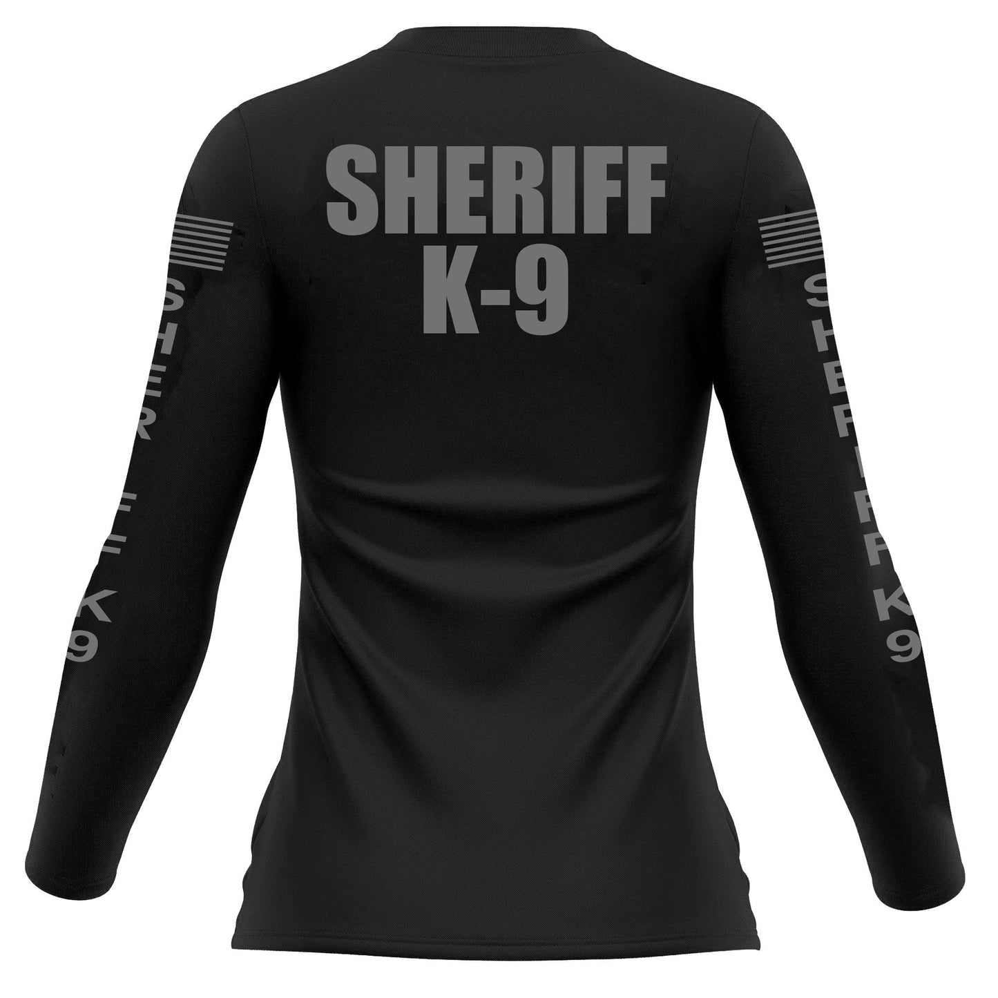 [SHERIFF K9] Women's Performance Long Sleeve [BLK/GRY] 13 Fifty Apparel 