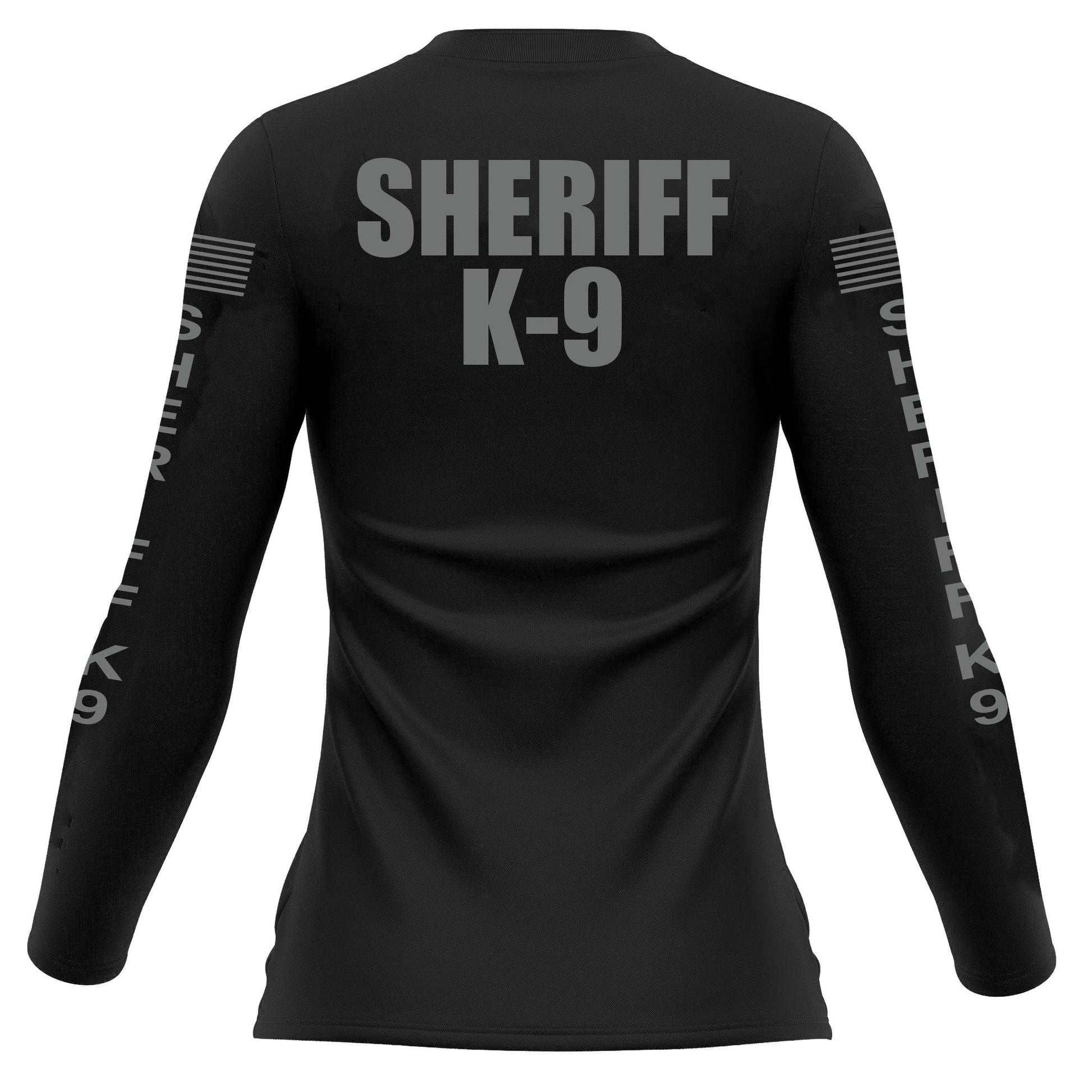 [SHERIFF K9] Women's Performance Long Sleeve [BLK/GRY] 13 Fifty Apparel 