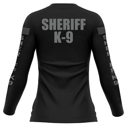 [SHERIFF K9] Women's Performance Long Sleeve [BLK/GRY] 13 Fifty Apparel 