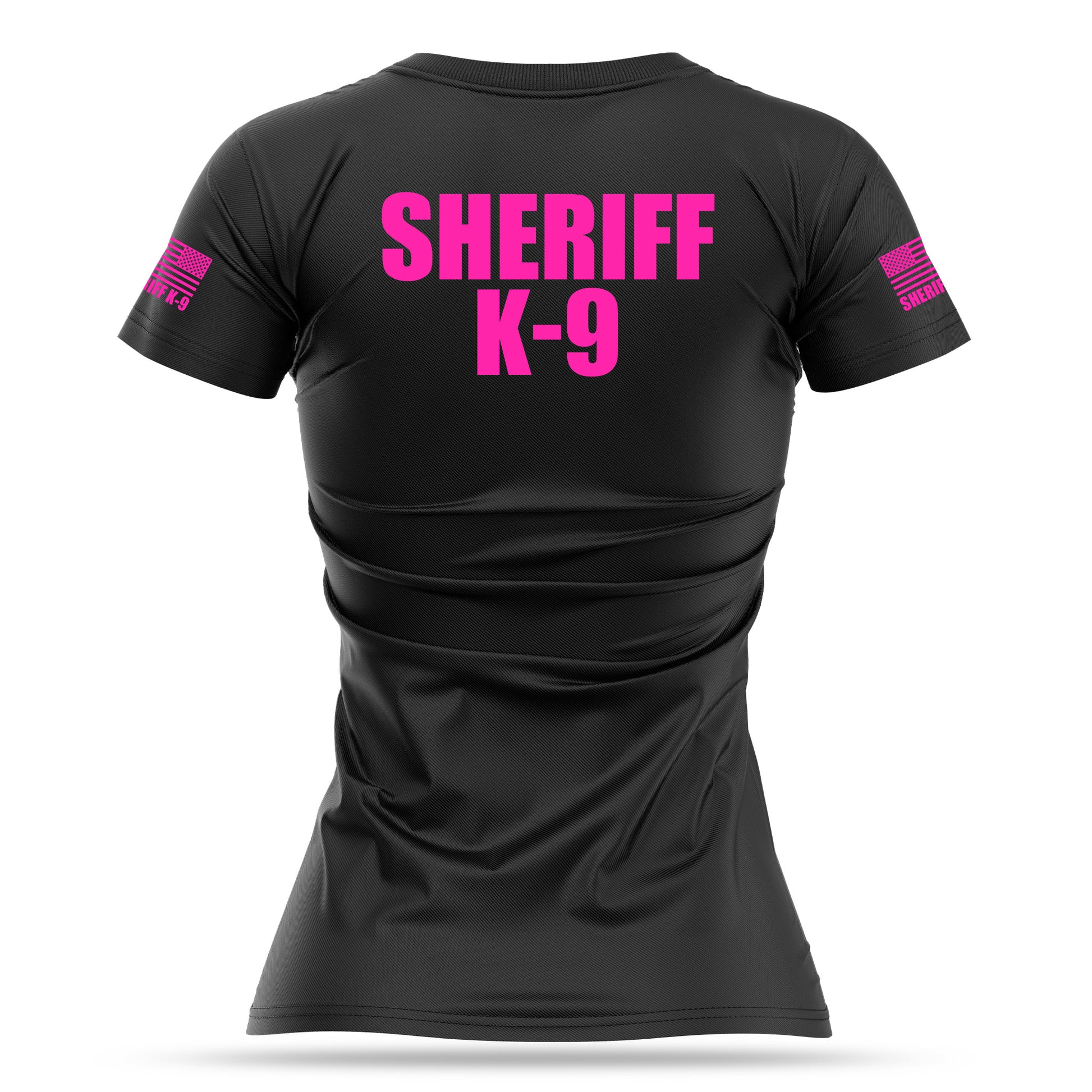 [SHERIFF K9] Women's Utility Shirt [BLK/PNK]-13 Fifty Apparel
