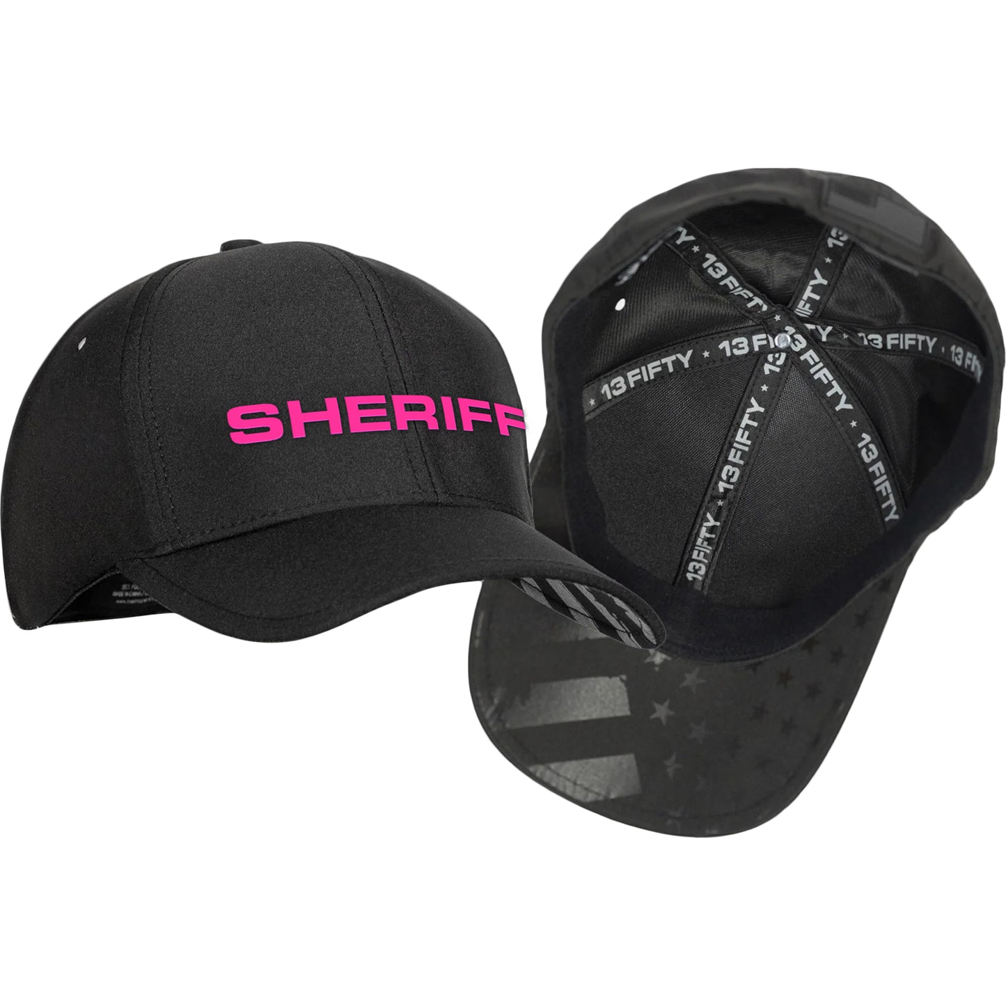 [SHERIFF] LEOTEX® Cap [BLK/PNK]-13 Fifty Apparel
