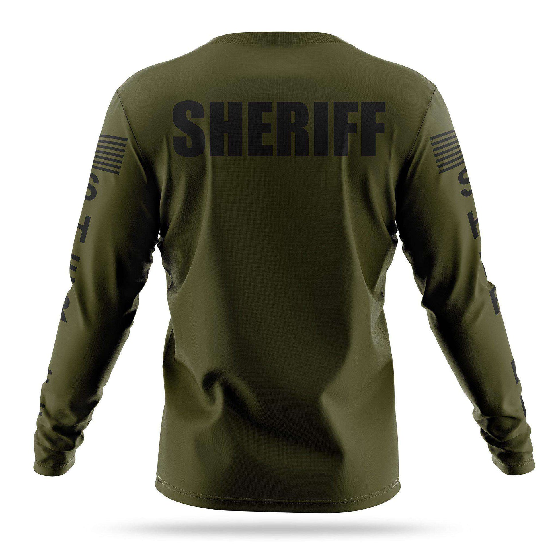 [SHERIFF] Men's Performance Long Sleeve [GRN/BLK] 13 Fifty Apparel 