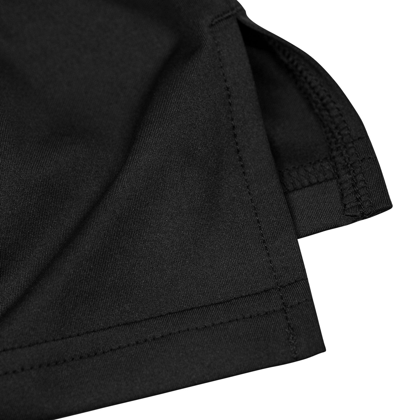 [SHERIFF] Men's Performance Polo Long Sleeve [BLK/GLD] 13 Fifty Apparel 