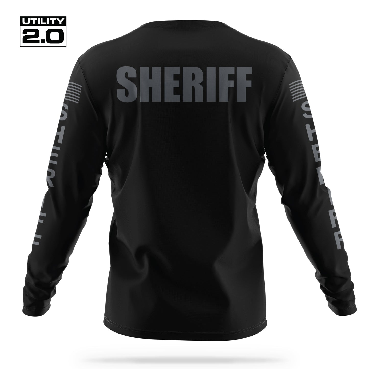 [SHERIFF] Men's Utility 2.0 Long Sleeve [BLK/GRY]-13 Fifty Apparel