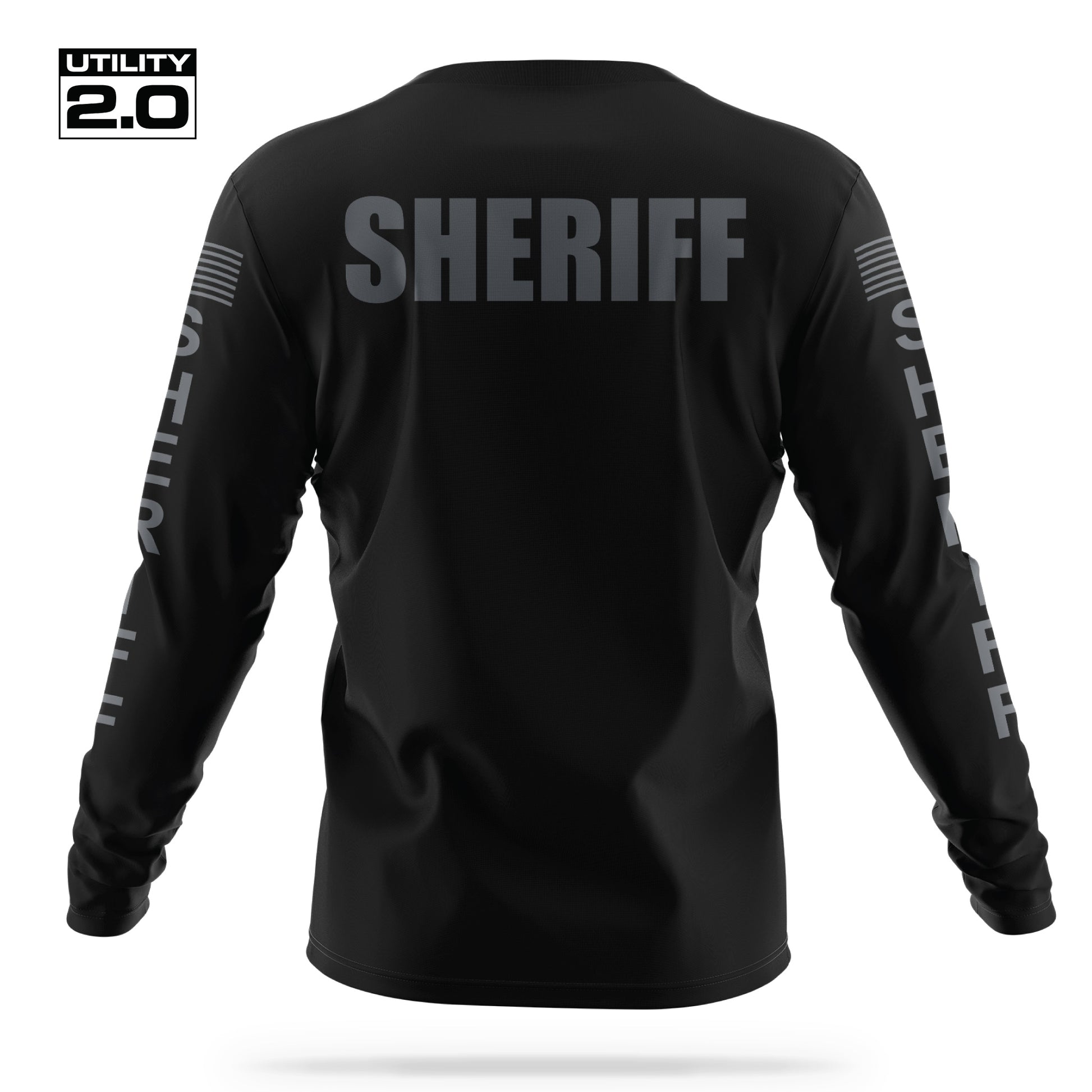 [SHERIFF] Men's Utility 2.0 Long Sleeve [BLK/GRY]-13 Fifty Apparel