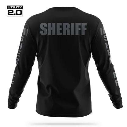 [SHERIFF] Men's Utility 2.0 Long Sleeve [BLK/GRY]-13 Fifty Apparel