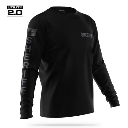 [SHERIFF] Men's Utility 2.0 Long Sleeve [BLK/GRY]-13 Fifty Apparel