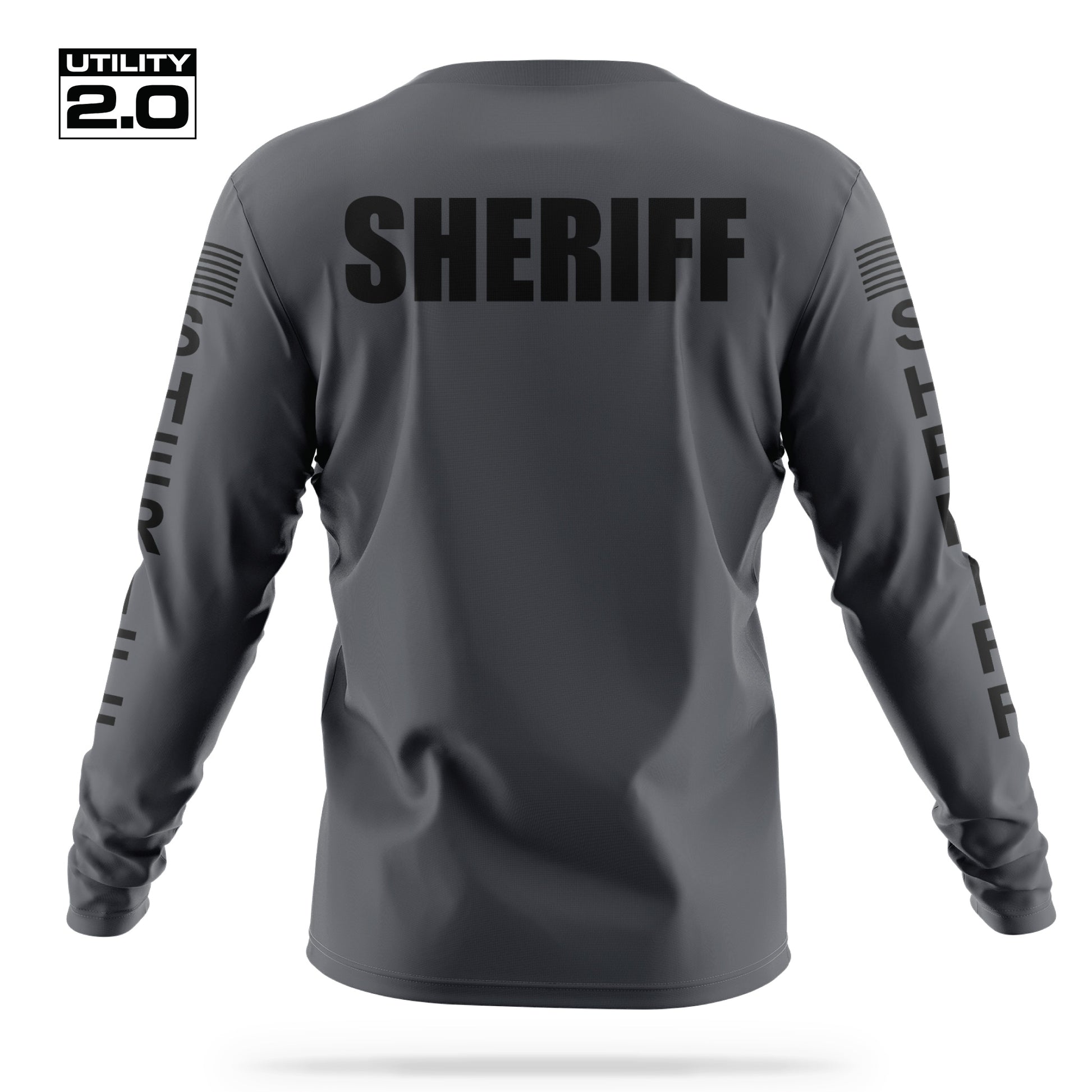 [SHERIFF] Men's Utility 2.0 Long Sleeve [CHAR/BLK]-13 Fifty Apparel