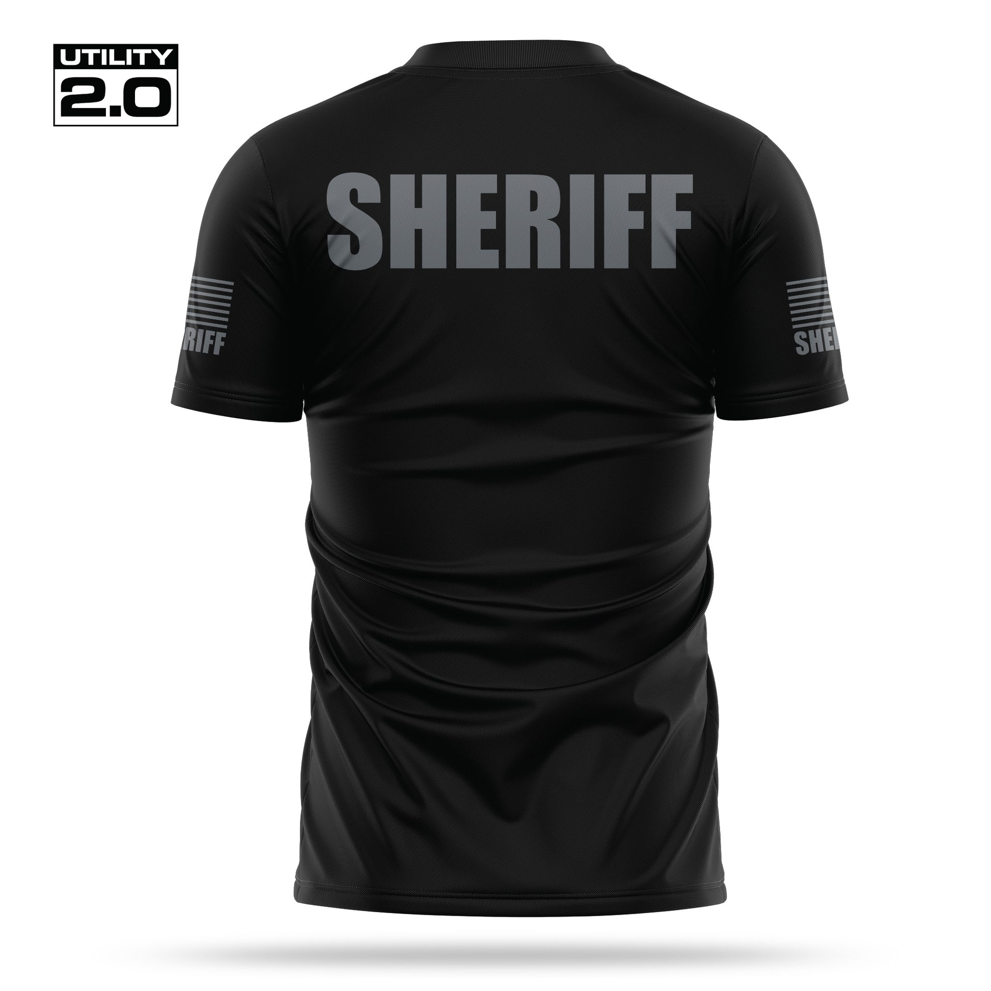 [SHERIFF] Men's Utility 2.0 Short Sleeve [BLK/GRY]-13 Fifty Apparel