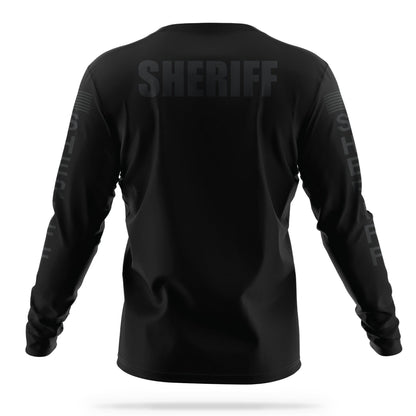 [SHERIFF] Men's Utility Long Sleeve [BLK/BLK]-13 Fifty Apparel