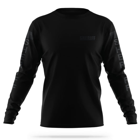 [SHERIFF] Men's Utility Long Sleeve [BLK/BLK]-13 Fifty Apparel