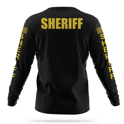 [SHERIFF] Men's Utility Long Sleeve [BLK/GLD]-13 Fifty Apparel