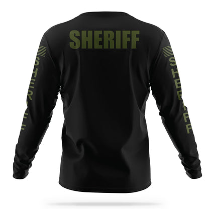[SHERIFF] Men's Utility Long Sleeve [BLK/GRN]-13 Fifty Apparel