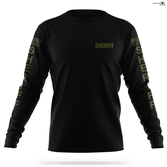 [SHERIFF] Men's Utility Long Sleeve [BLK/GRN] 13 Fifty Apparel 