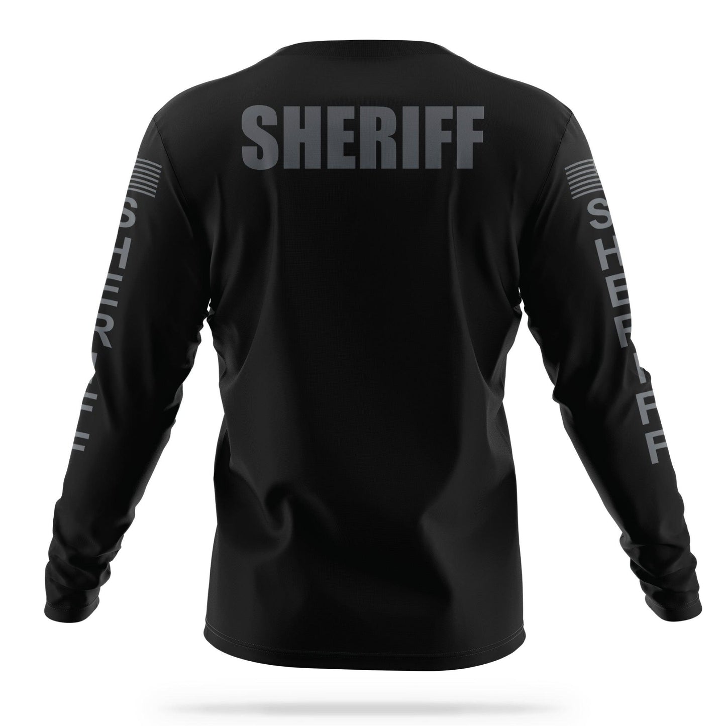 [SHERIFF] Men's Utility Long Sleeve [BLK/GRY]-13 Fifty Apparel