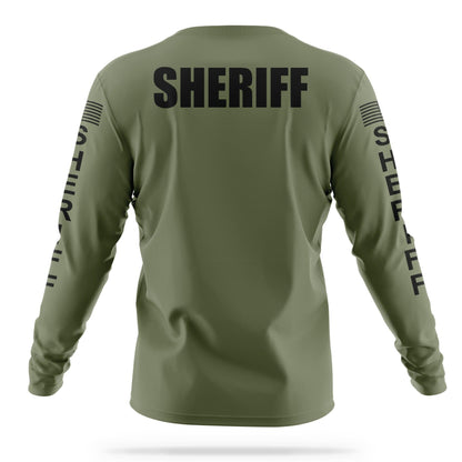 [SHERIFF] Men's Utility Long Sleeve [GRN/BLK]-13 Fifty Apparel