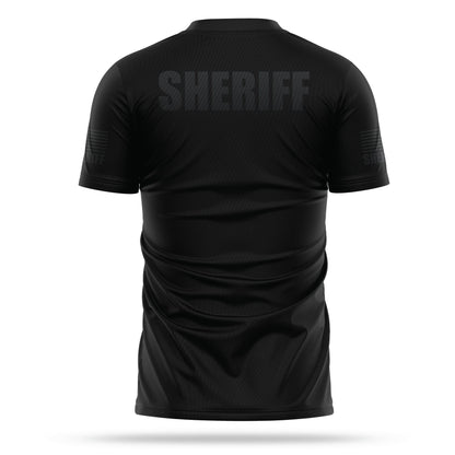 [SHERIFF] Men's Utility Shirt [BLK/BLK]-13 Fifty Apparel