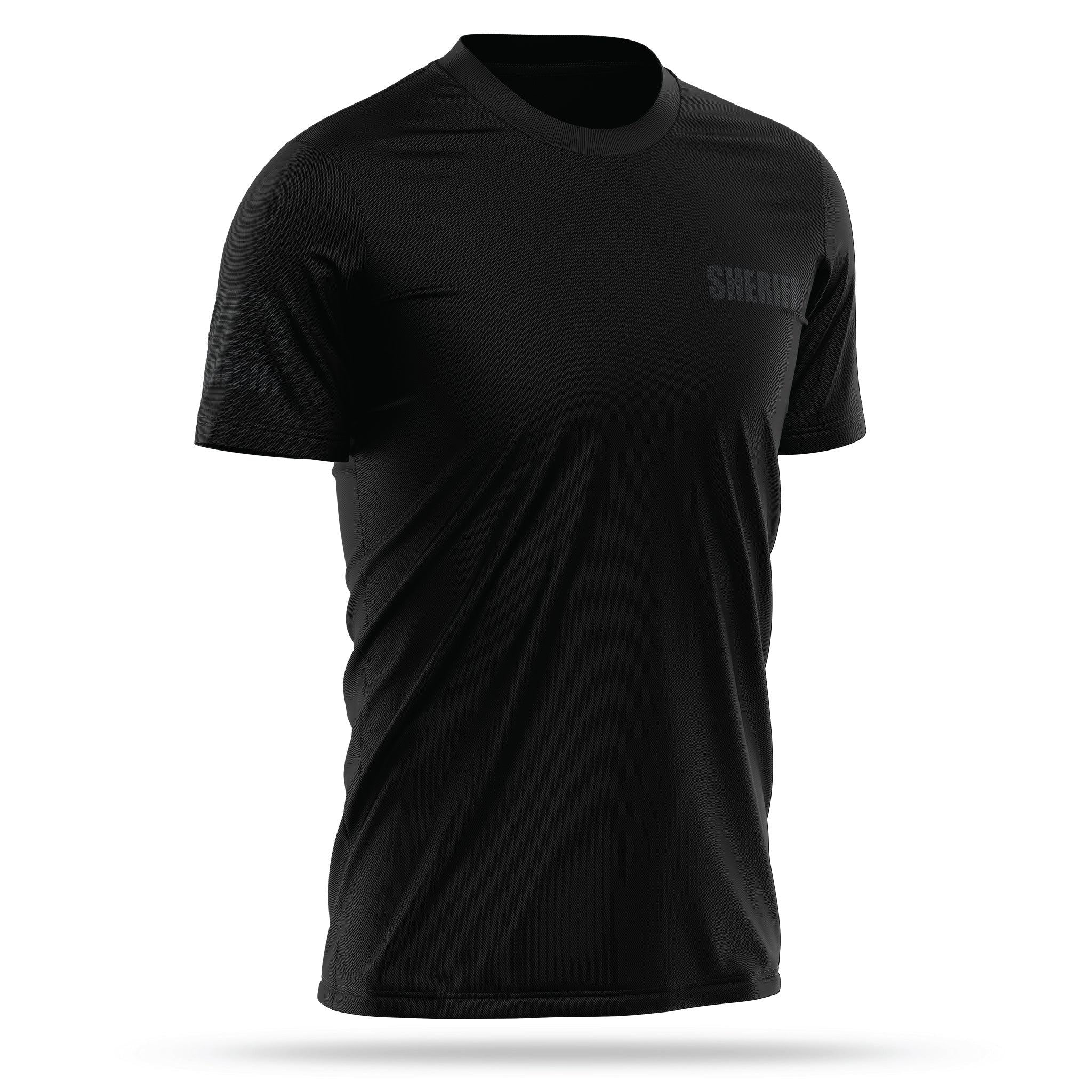 [SHERIFF] Men's Utility Shirt [BLK/BLK]-13 Fifty Apparel