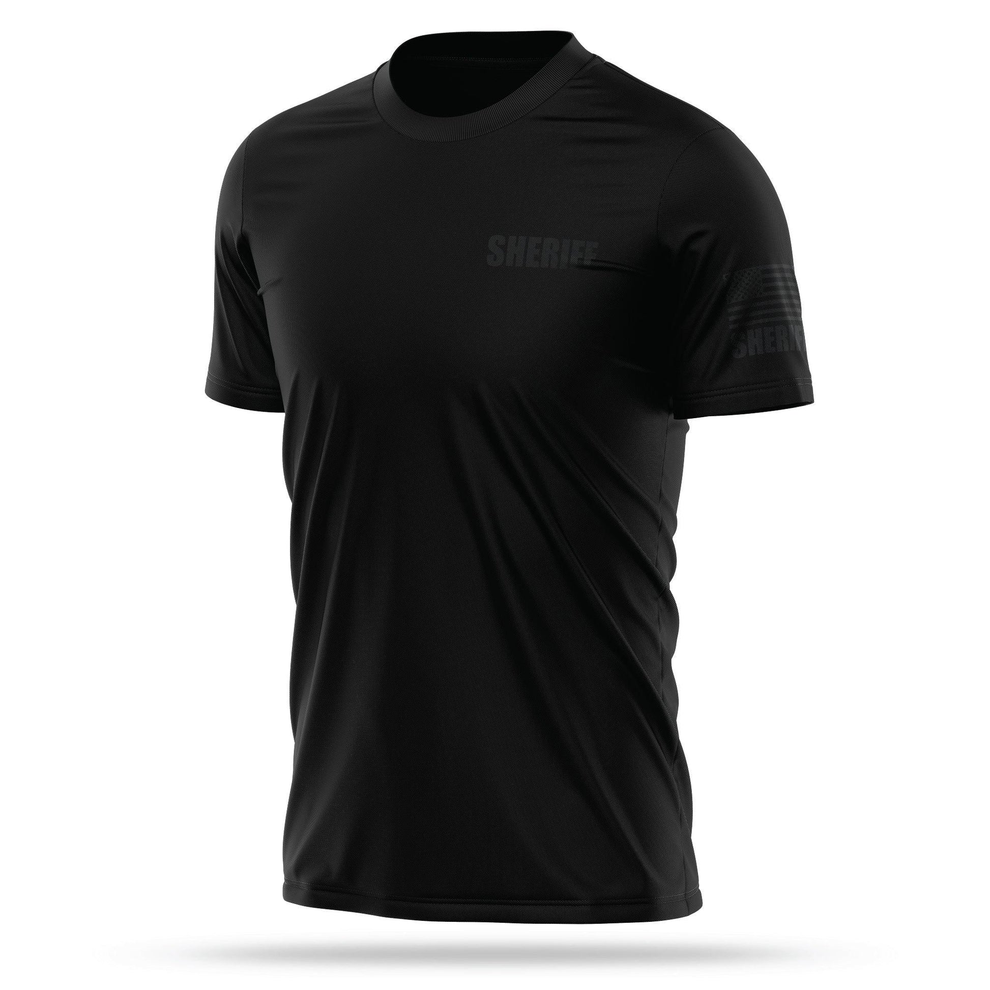 [SHERIFF] Men's Utility Shirt [BLK/BLK]-13 Fifty Apparel