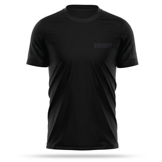 [SHERIFF] Men's Utility Shirt [BLK/BLK]-13 Fifty Apparel