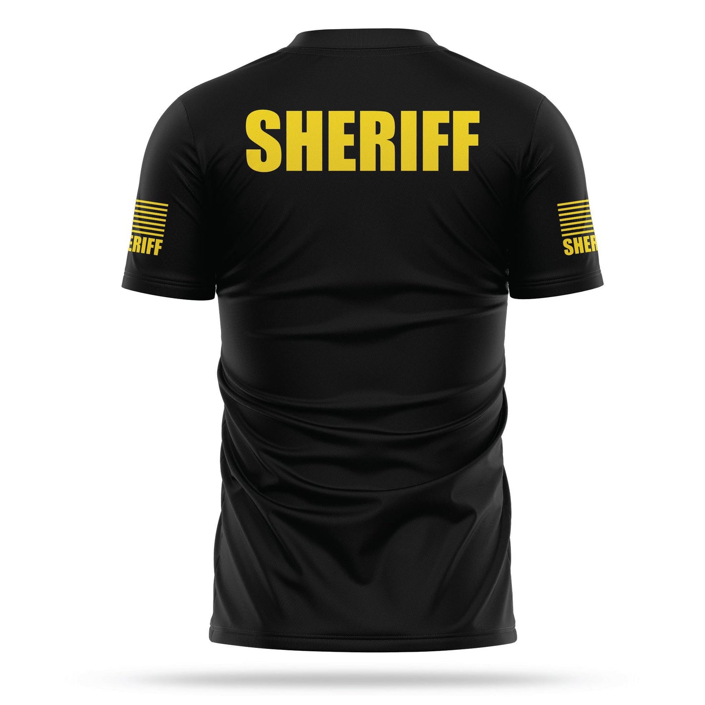 [SHERIFF] Men's Utility Shirt [BLK/GLD]-13 Fifty Apparel
