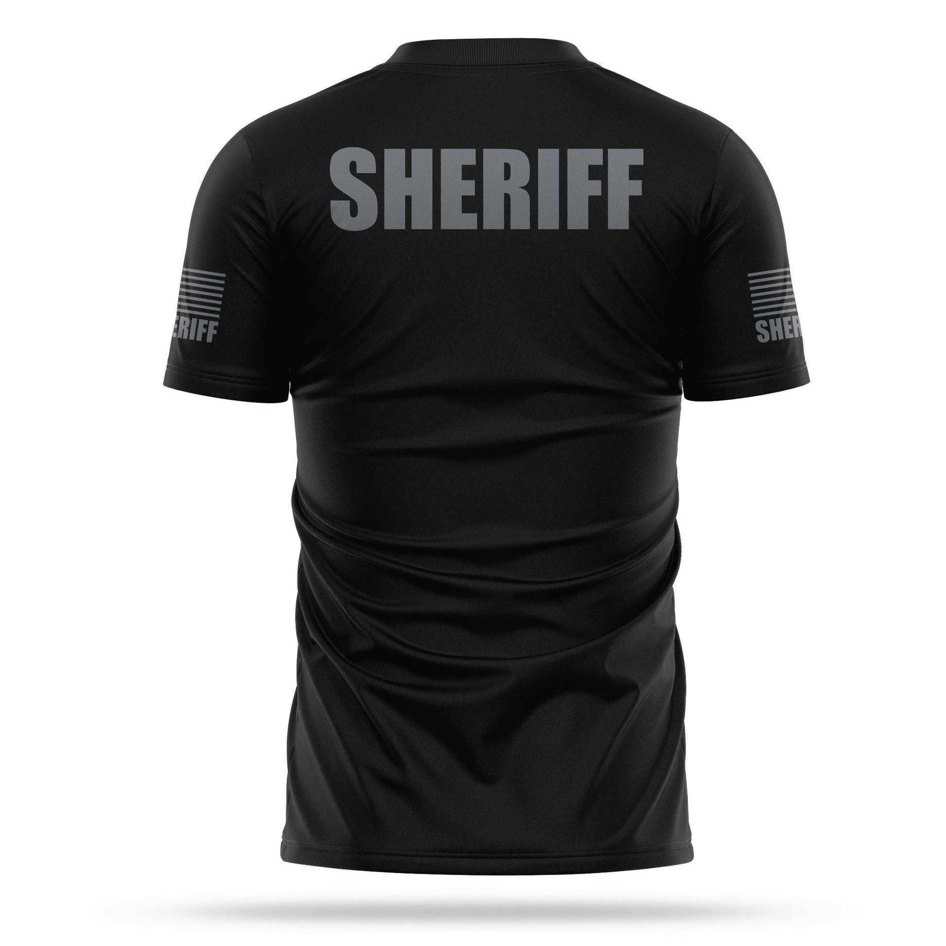 [SHERIFF] Men's Utility Shirt [BLK/GRY]-13 Fifty Apparel