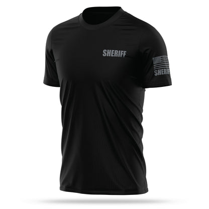 [SHERIFF] Men's Utility Shirt [BLK/GRY]-13 Fifty Apparel