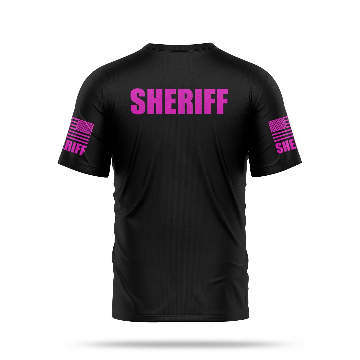 [SHERIFF] Men's Utility Shirt [BLK/PNK]-13 Fifty Apparel