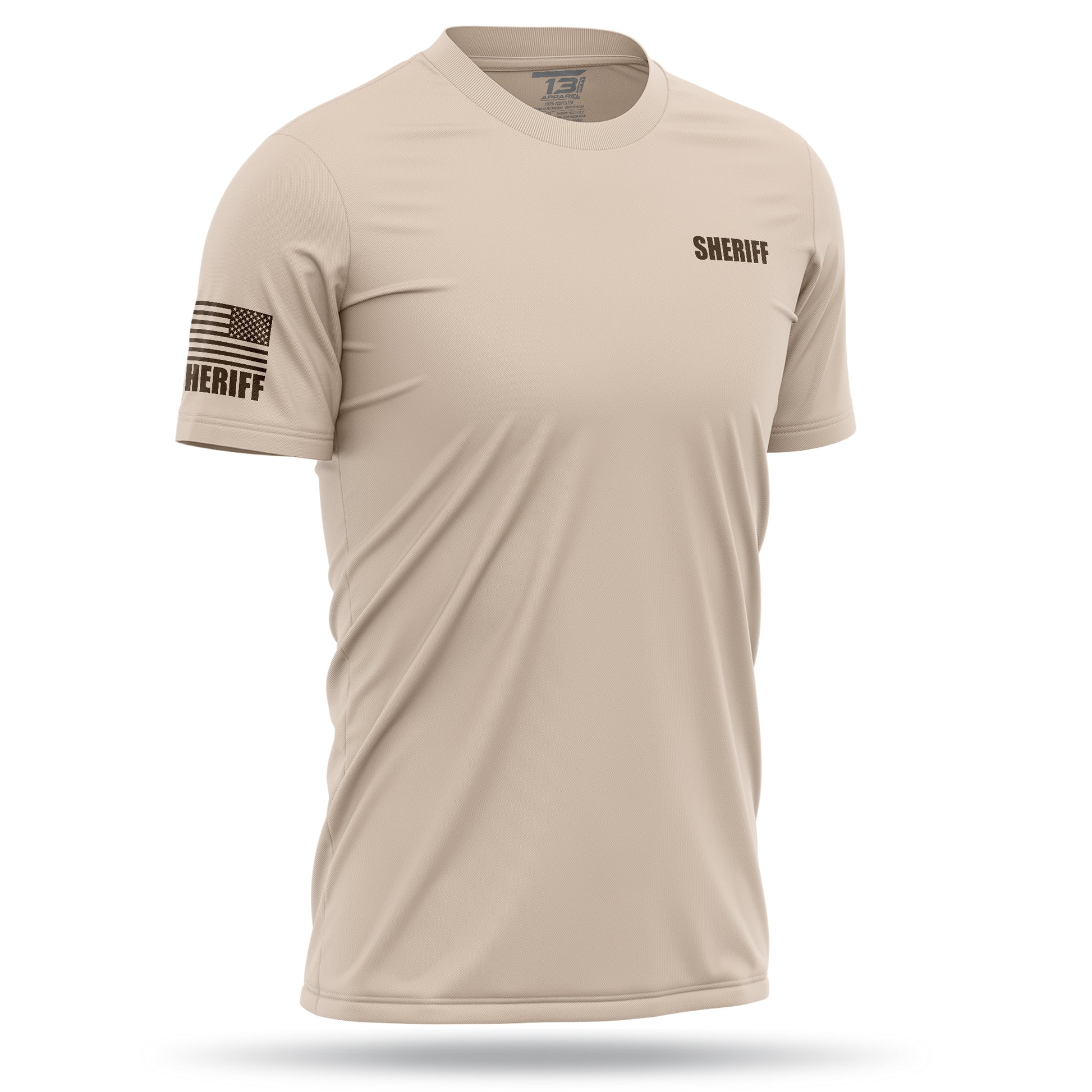 [SHERIFF] Men's Utility Shirt [SND/BRN]-13 Fifty Apparel