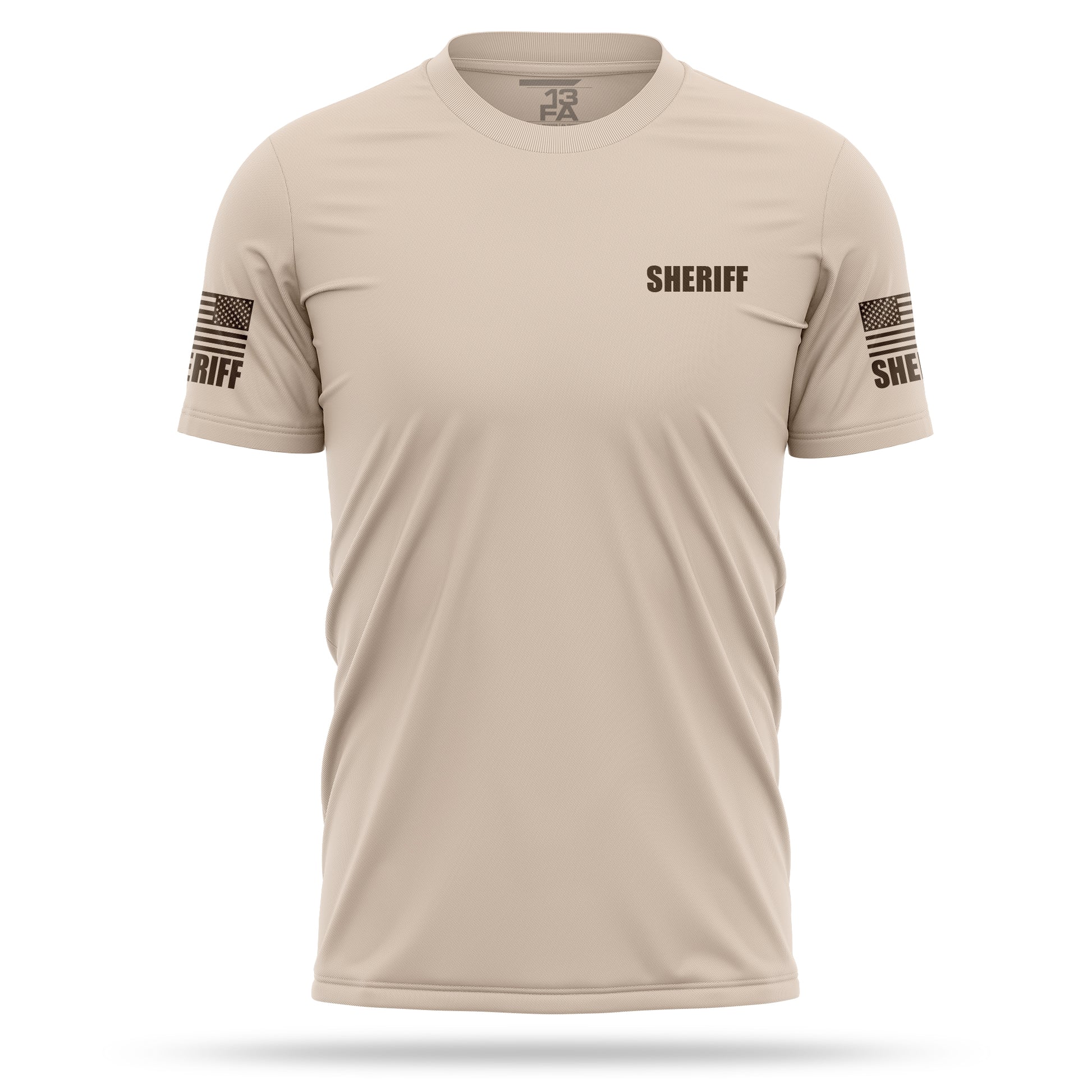 [SHERIFF] Men's Utility Shirt [SND/BRN]-13 Fifty Apparel